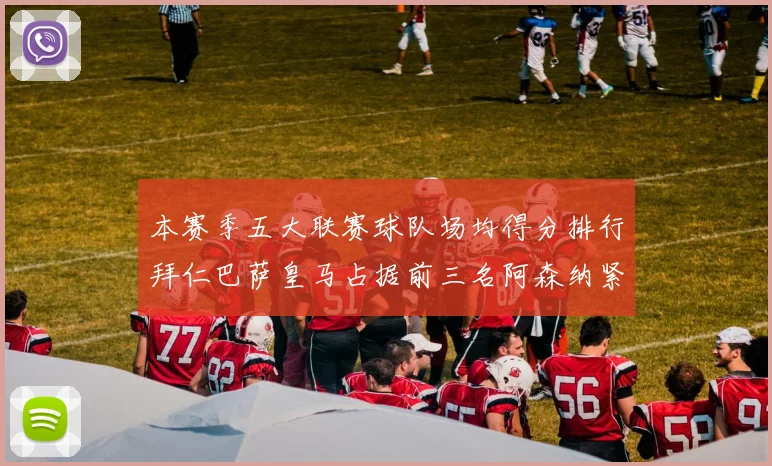 本赛季五大联赛球队场均得分排行拜仁巴萨皇马占据前三名阿森纳紧随其后位列第五